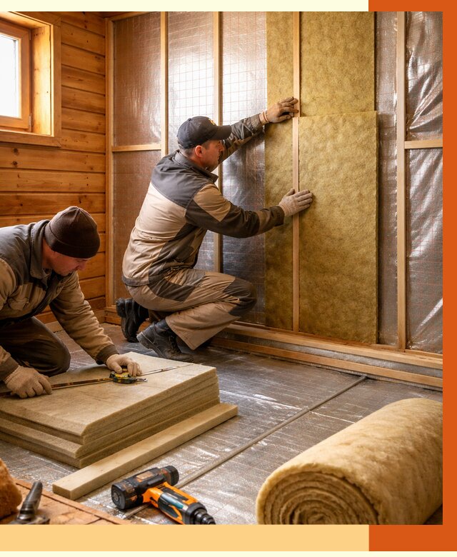 Утепление бани изнутри в Щекино под ключ от 4323 руб./м² | ТепломастерЕкн