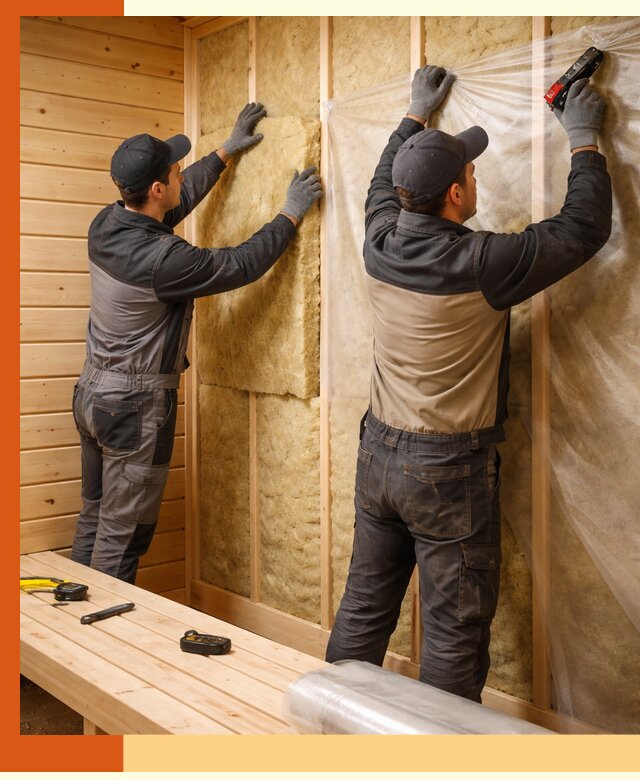 Профессиональное утепление сауны в Щекино с гарантиями качества