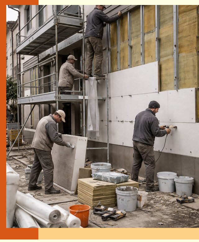 Утепление гостиницы под ключ в Щекино с гарантией качества