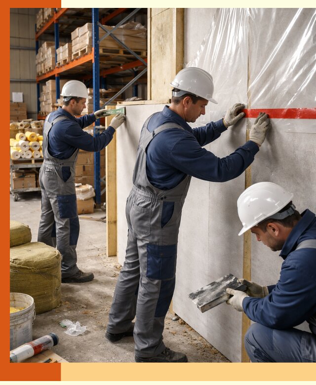 Утепление теплого склада под ключ в Щекине