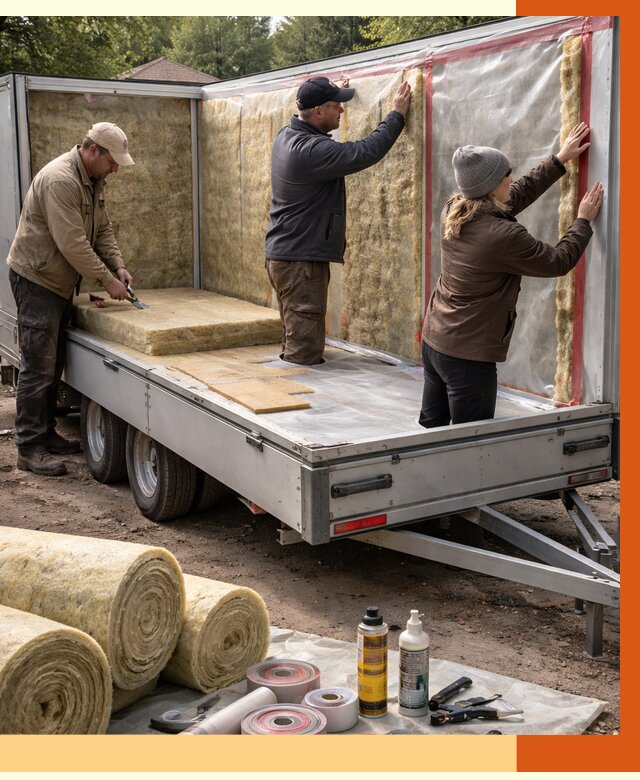 Утепление прицепа в Щекино под ключ от 12865 руб. — комплекс от ТепломастерЕкн