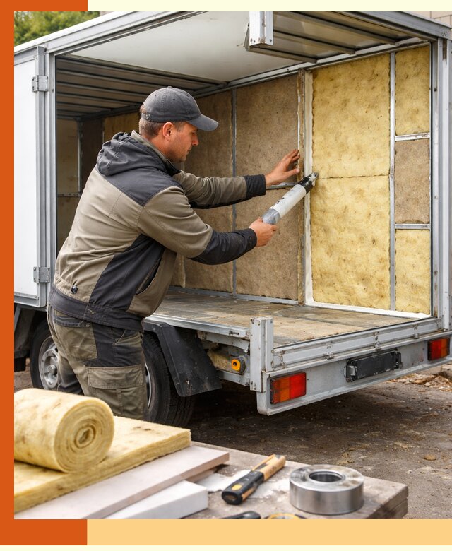 Профессиональное утепление прицепа в Щекино для любых условий